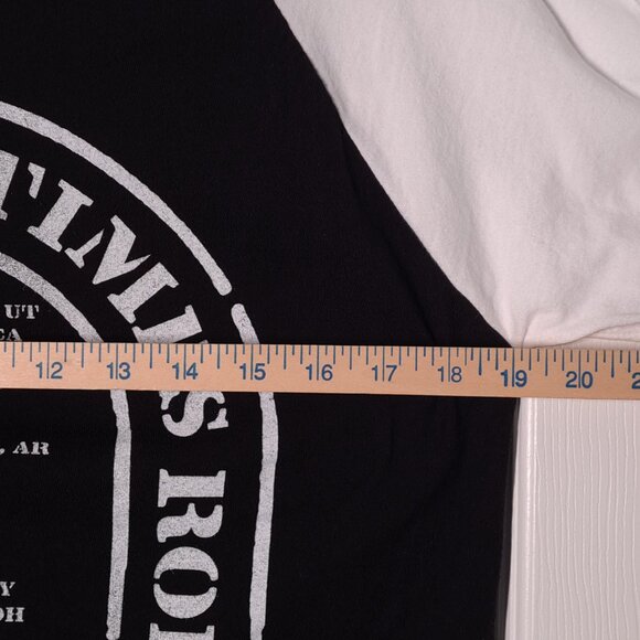 The Offspring: Let The Bad Times Roll Tour 2023 USED Raglan Shirt (M, Rock) - Picture 5 of 8